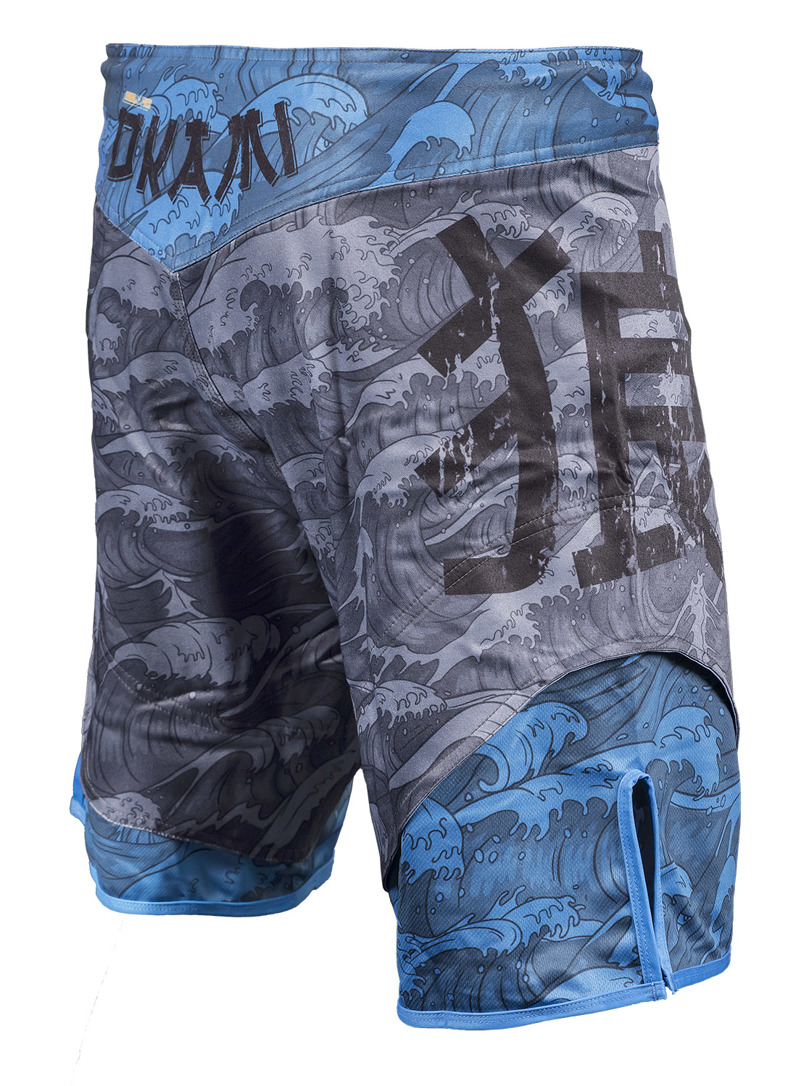 OKAMI FightShorts kois - black